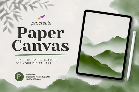 Download Procreate Paper Canvas Realistic Texture - Premium Bundle