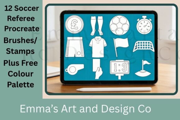 Download Soccer Referee Procreate Brush Set - Procreate Collection