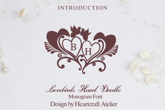 Download Lovebirds Heart Doodle - Premium Resources