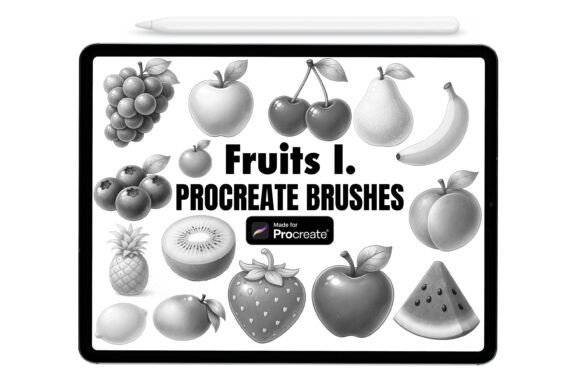 Download Cute Fruits Procreate Brushes - Procreate Collection